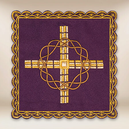 Pale brodée violette