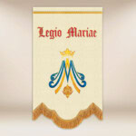 Mini drapeau Mère de Dieu Immaculée