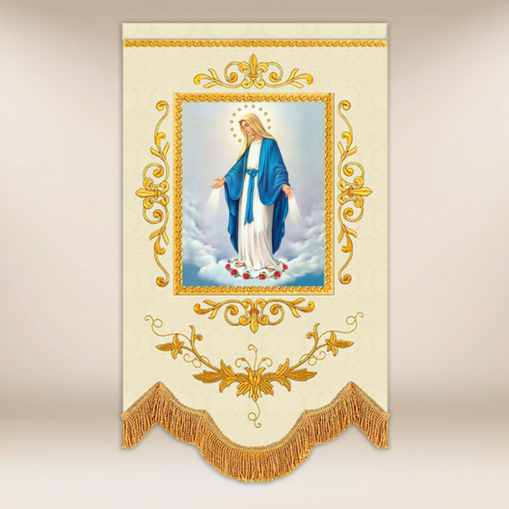 Mini drapeau Mère de Dieu Immaculée