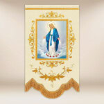 Mini drapeau Mère de Dieu Immaculée