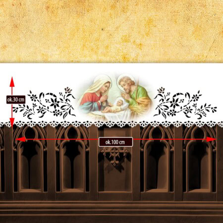 nappe d’autel ajourée