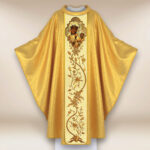 Chasuble avec l'image de Notre-Dame de Czestochowa