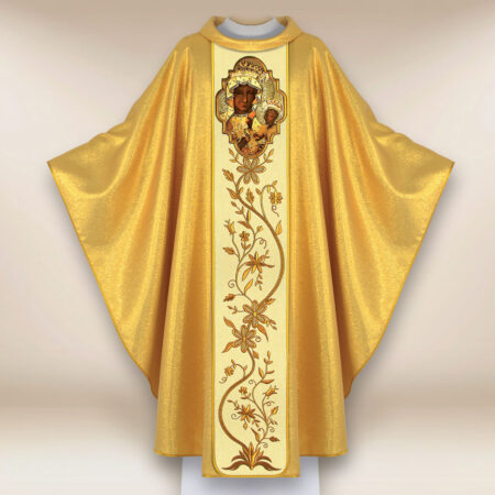 Chasuble avec l'image de Notre-Dame de Czestochowa
