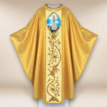 Chasuble avec l'image Notre-Dame de Fatima