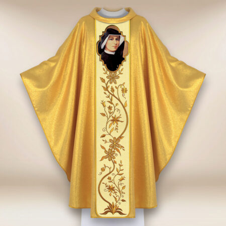 Chasuble avec l'image de Saint Faustine