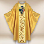 Chasuble avec l'image de Notre-Dame de Gietrzwałd