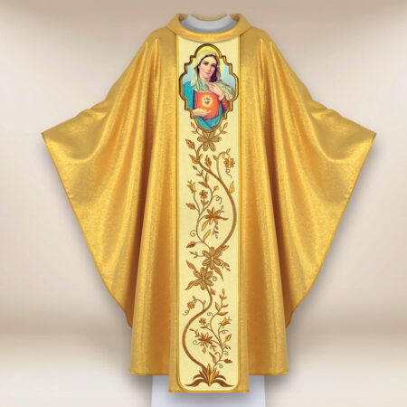 Chasuble avec l'image Cœur de Marie