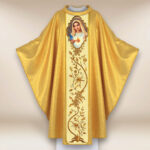Chasuble avec l'image Cœur de Marie