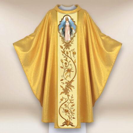 Chasuble avec l'image Notre-Dame Immaculée
