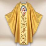 Chasuble avec l'image de Notre-Dame de Fatima
