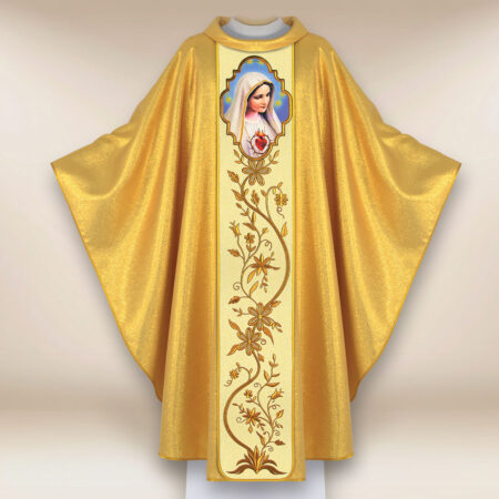 Chasuble avec l'image de Notre-Dame de Fatima