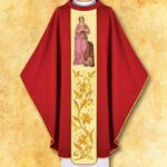 Chasuble brodée Saint Marguerite