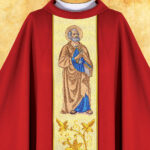 Chasuble brodée Saint Pierre