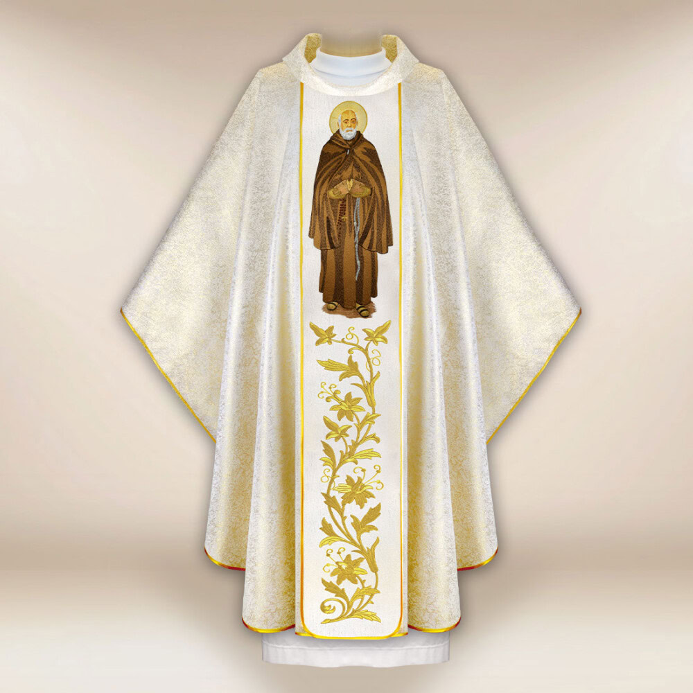 Chasuble brodée Saint Albert