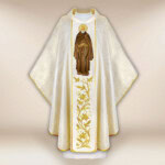 Chasuble brodée Saint Albert