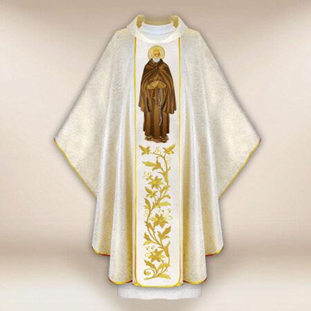 Chasuble brodée Saint Albert