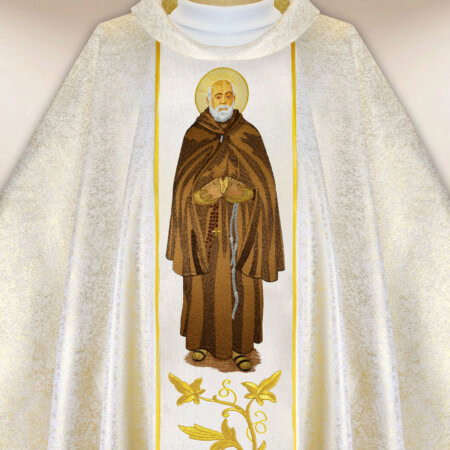 Chasuble brodée Saint Albert