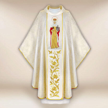 Chasuble brodée Saint Jadwiga