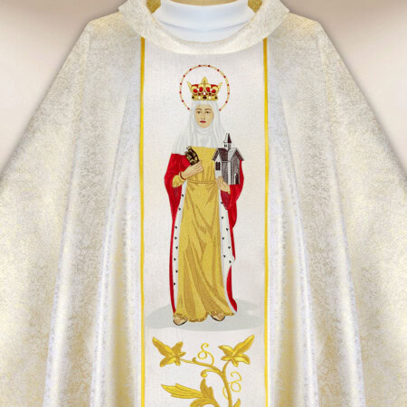 Chasuble brodée Saint Jadwiga
