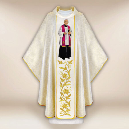 Chasuble brodée Bx. Pr. Michał Sopoćko