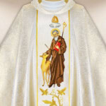 Chasuble brodée Saint Idzi