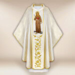 Chasuble brodée de Saint Rozalie
