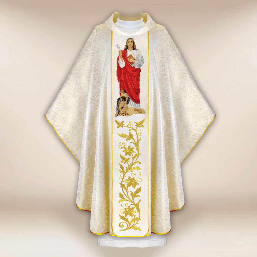 Chasuble brodée Saint Jean Apôtre