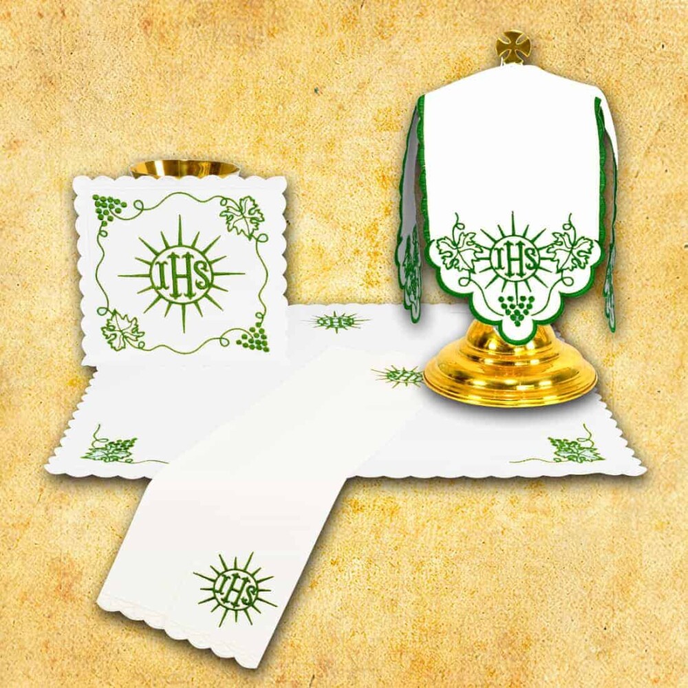 Ensemble de calice vert