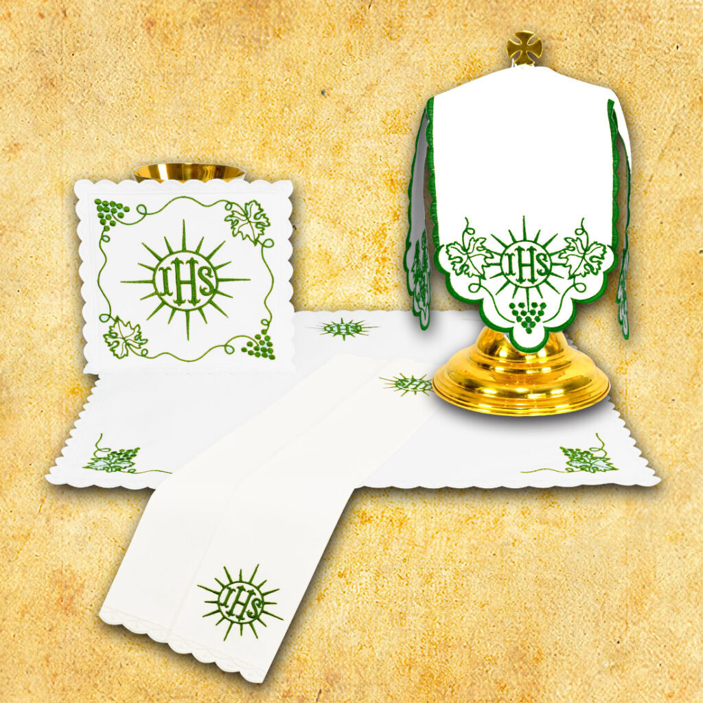 Ensemble de calice vert