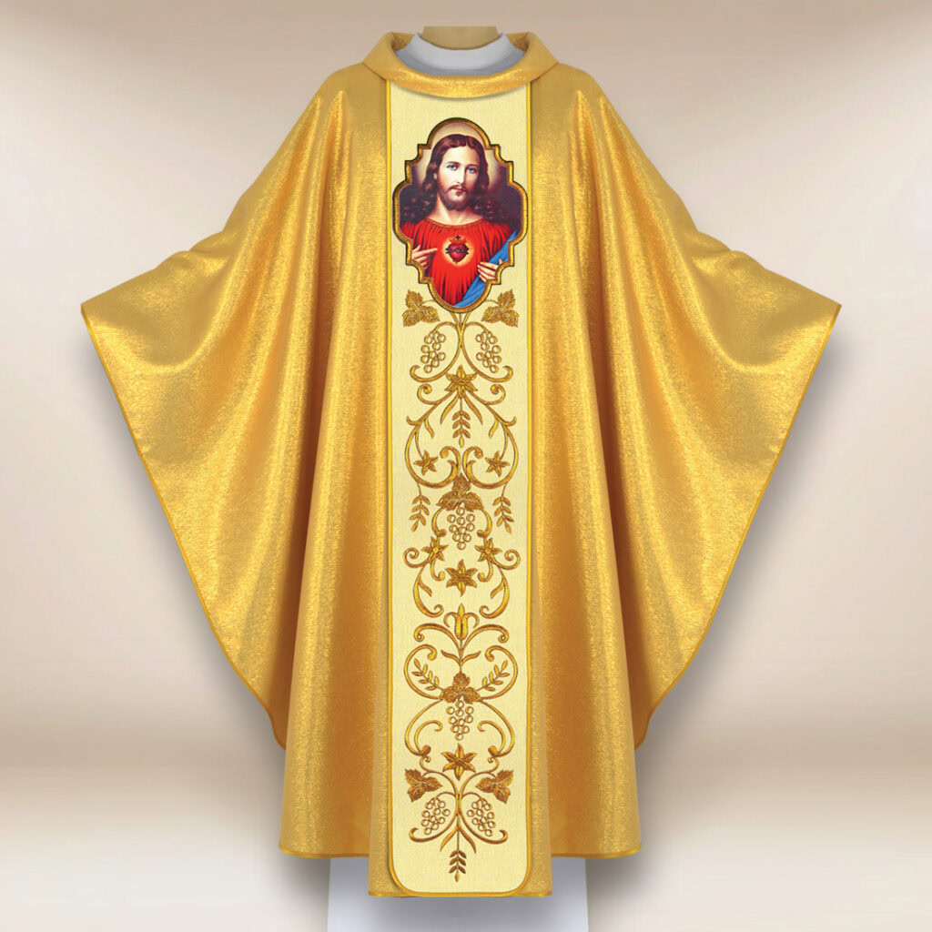 Chasuble avec l'image Cœur de Jésus