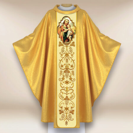 Chasuble avec l'image de Saint Joseph