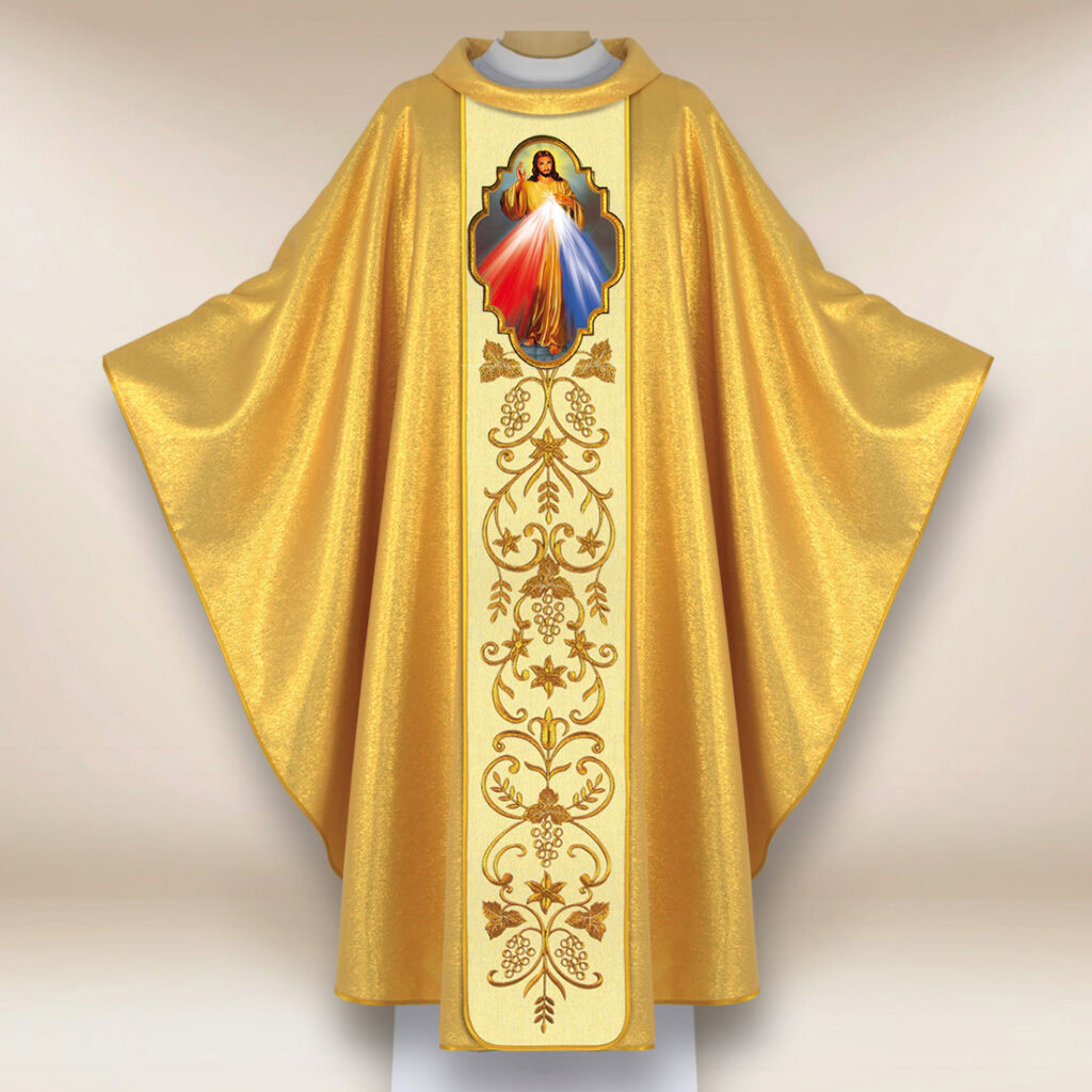 Chasuble avec l'image Jésus Miséricordieux