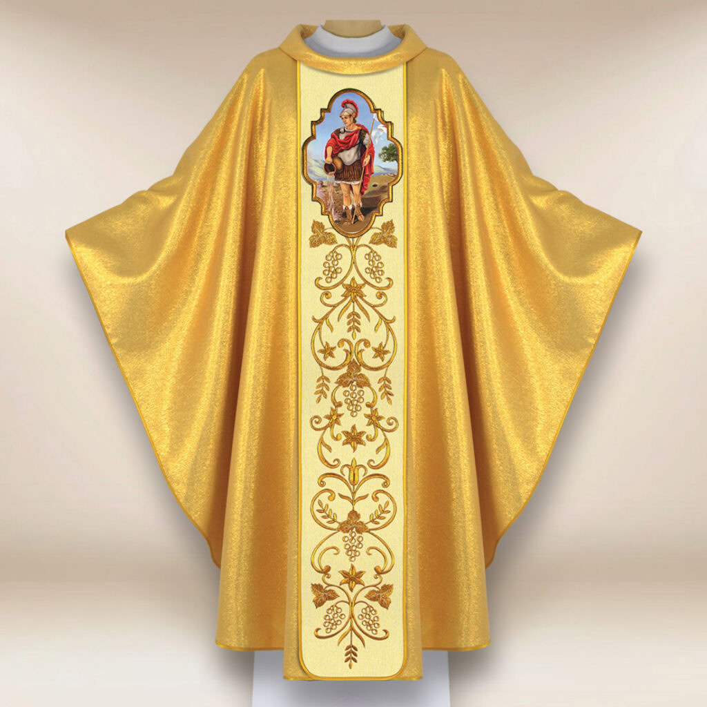 Chasuble avec l'image de Saint Florian