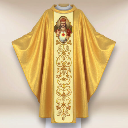 Chasuble avec l'image Christ Roi