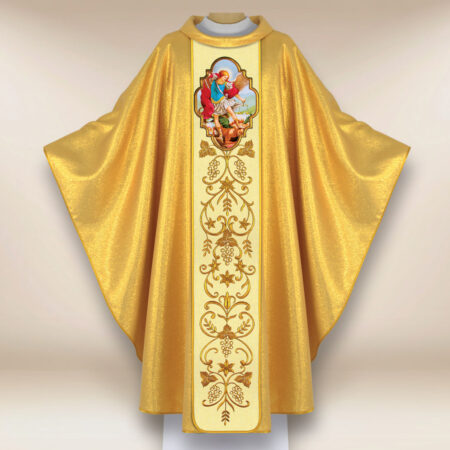 Chasuble avec l'image de Saint Michel Archange