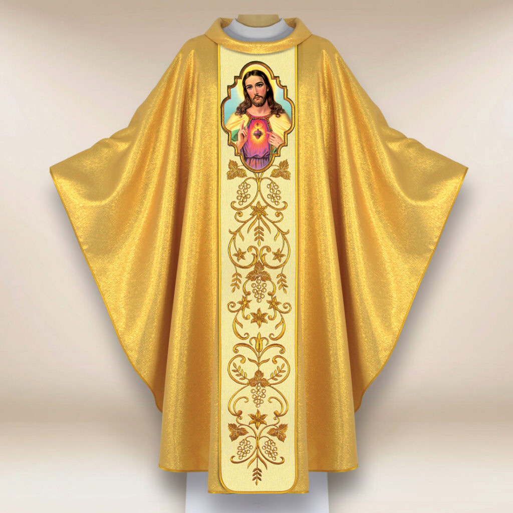 Chasuble avec l'image Cœur de Jésus