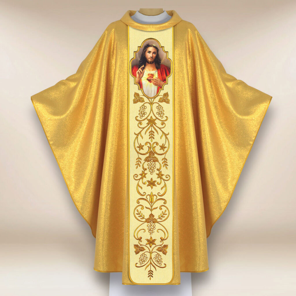 Chasuble avec l'image Cœur de Jésus