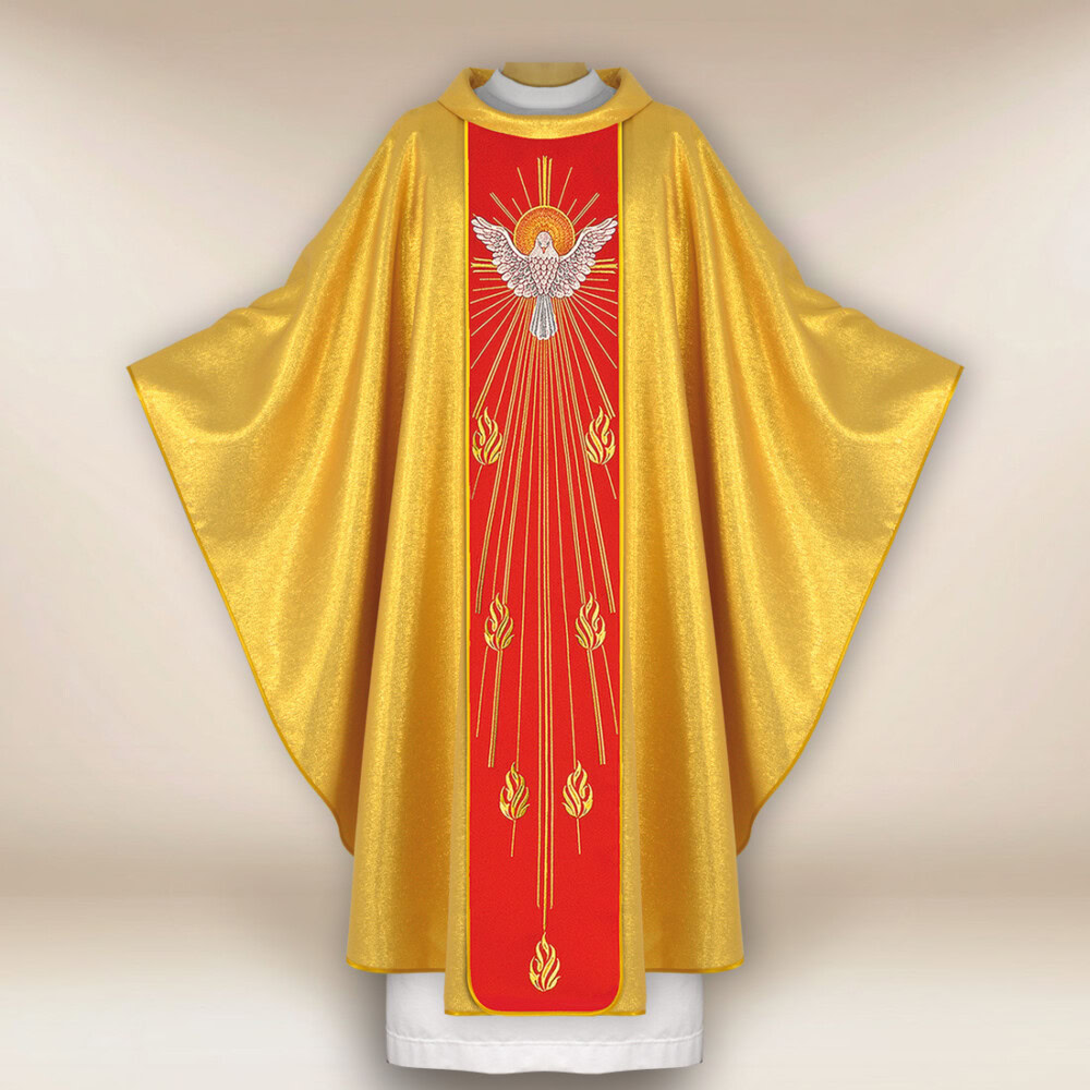 Chasuble brodée Esprit Saint