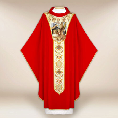 Chasuble liturgique brodée Famille Ulm