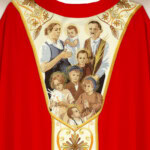 Chasuble liturgique brodée Famille Ulm