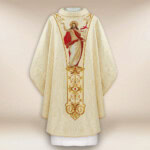 Chasuble brodée Jésus Ressuscité