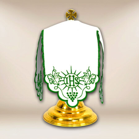 Voile de ciboire vert