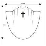 Chasuble avec l'image Mère de Dieu Immaculée