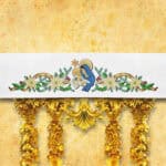 nappe d’autel avec broderie