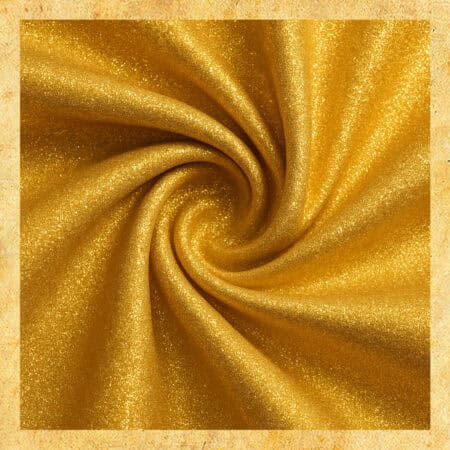 tissu pailleté doré