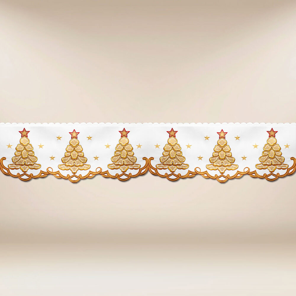 Dentelle brodée sacrée