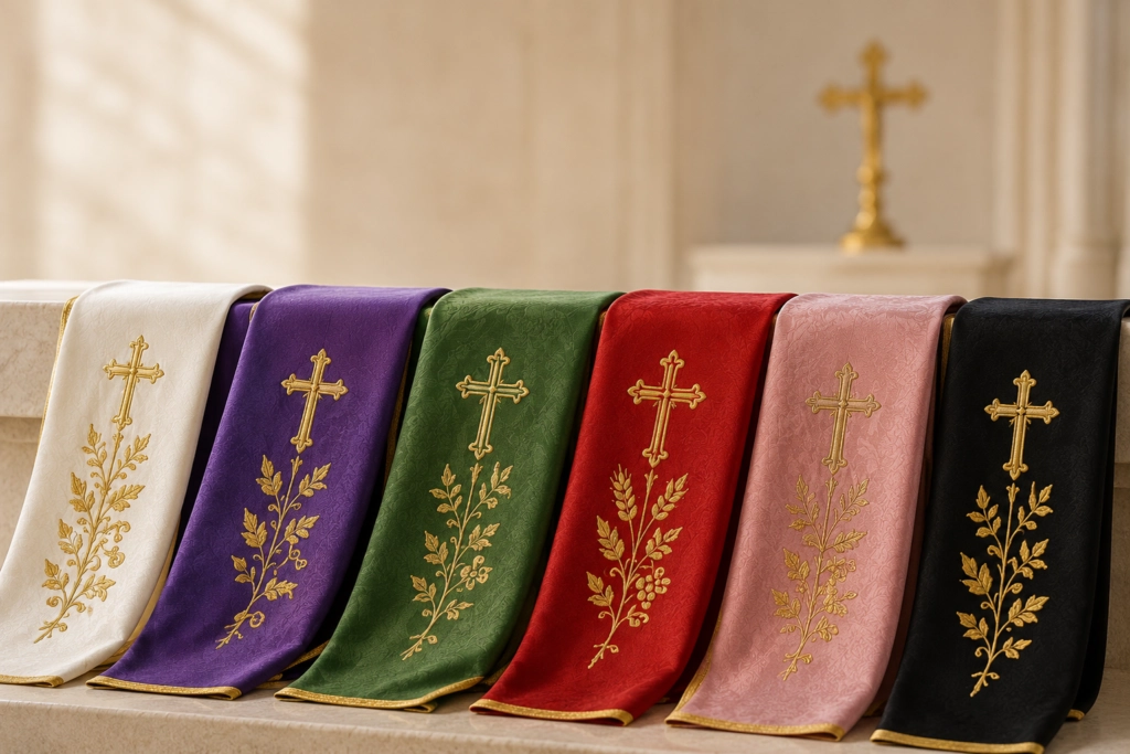 Les couleurs liturgiques : leur signification et leur utilisation dans la célébration