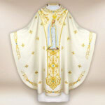 Chasuble brodée Notre-Dame de Fatima