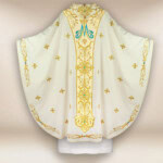 Chasuble brodée Notre-Dame de Fatima