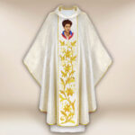 Chasuble brodée Saint Carlo Acutis